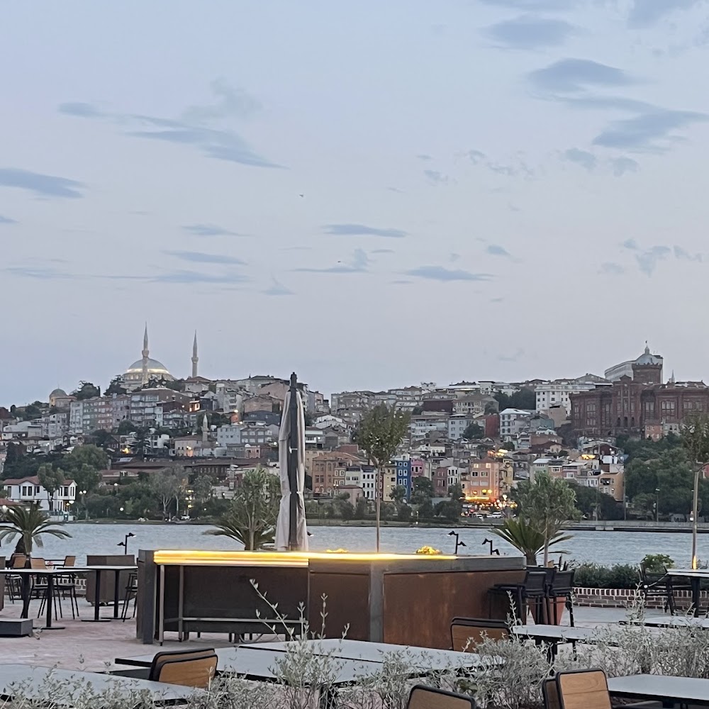 Terrace tables at 7 Mehmet on the Tersane waterfront