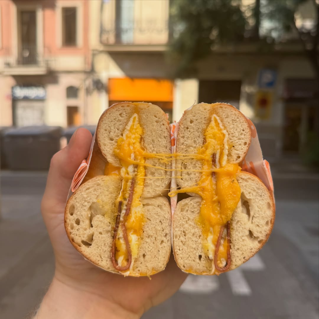 Cooking at Bagel Boy