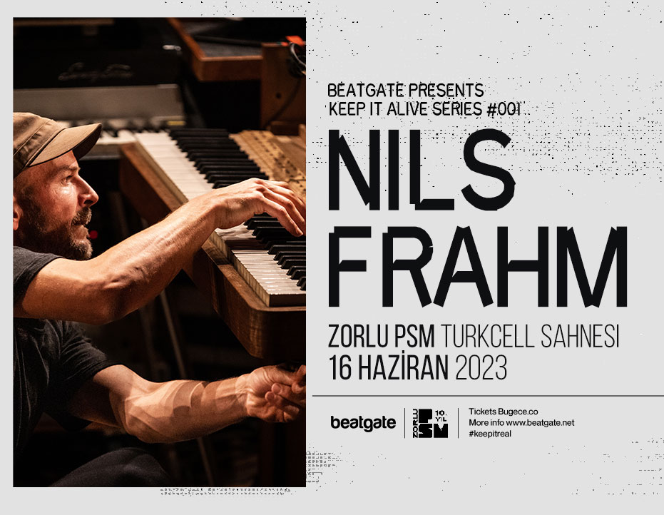 Nils Frahm concert Zorlu Istanbul