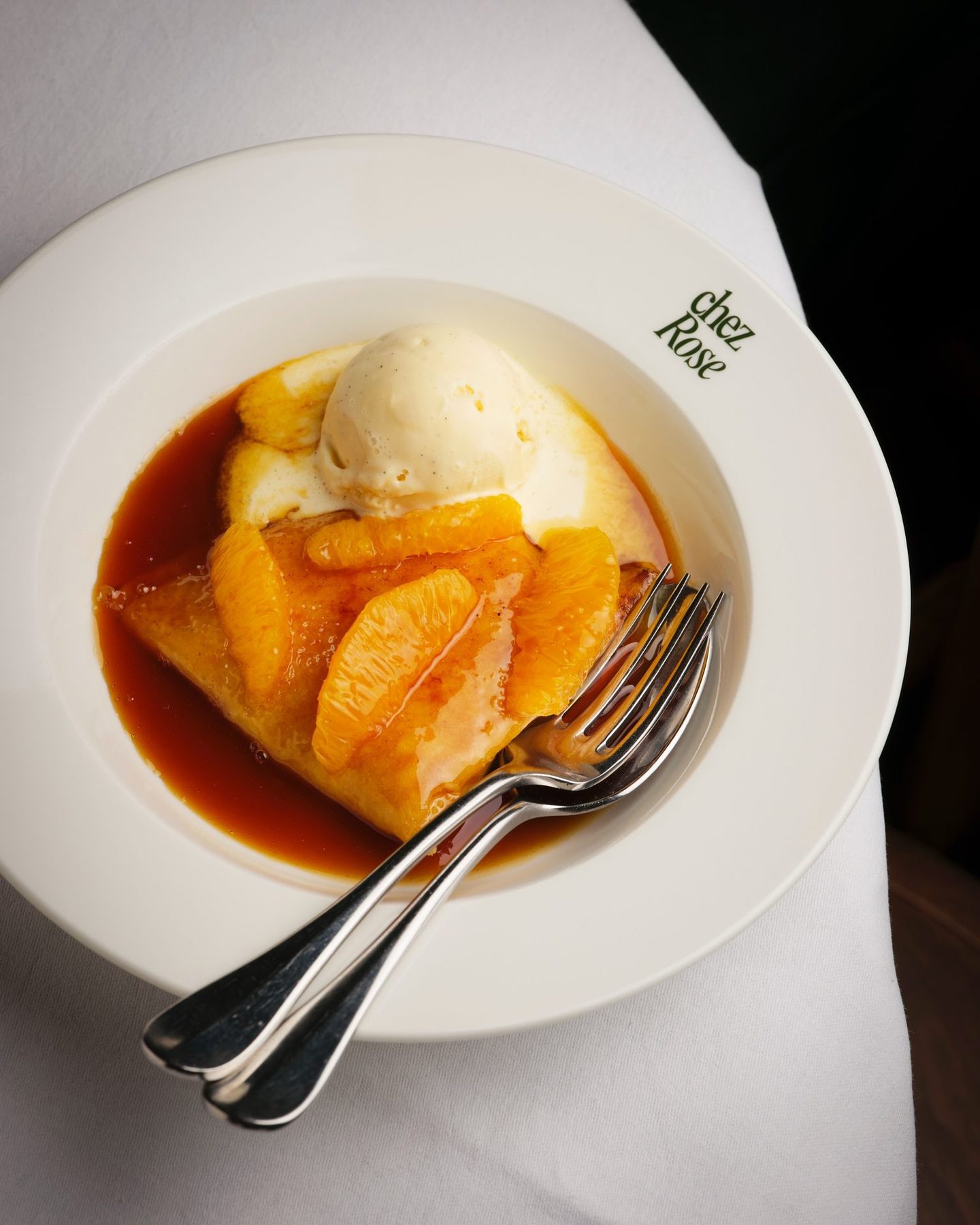 A plate at Chez Rose