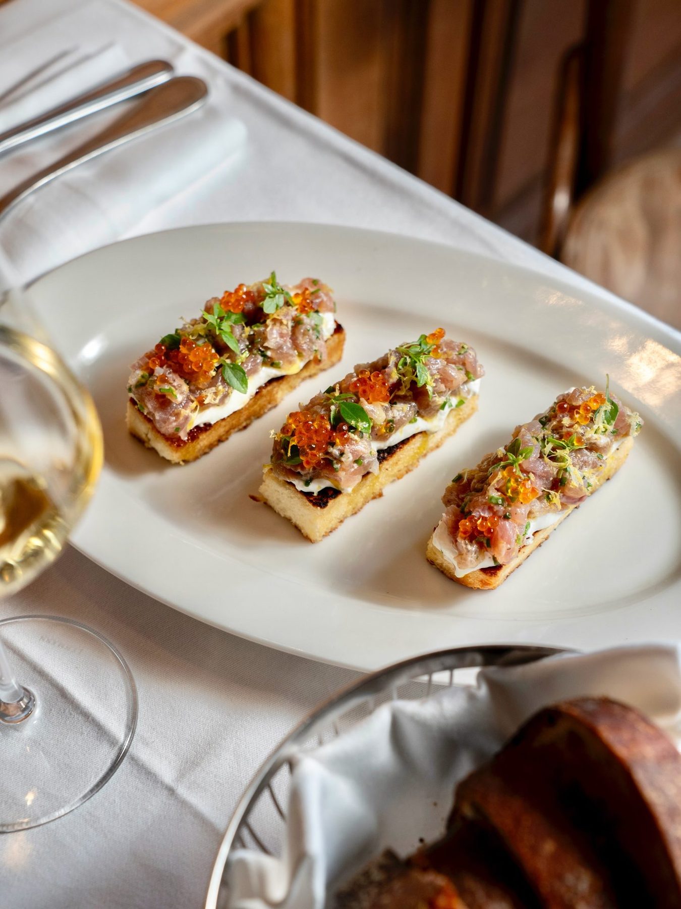 A plate at Clos