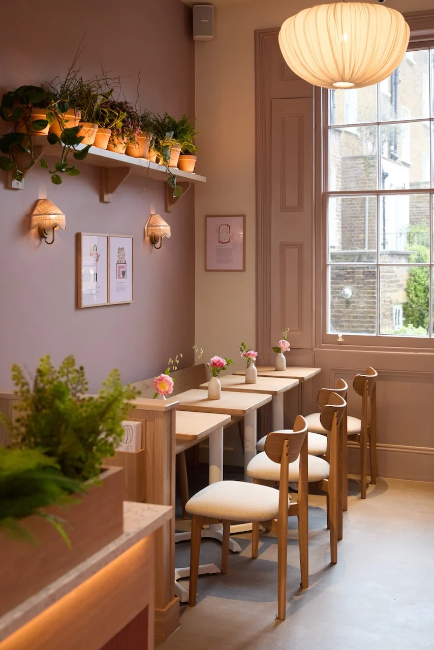 The dining room at Sourdough Sophia