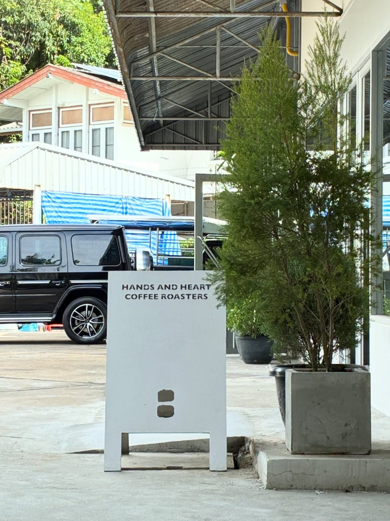 เครื่องคั่วกาแฟที่ Hands and Heart