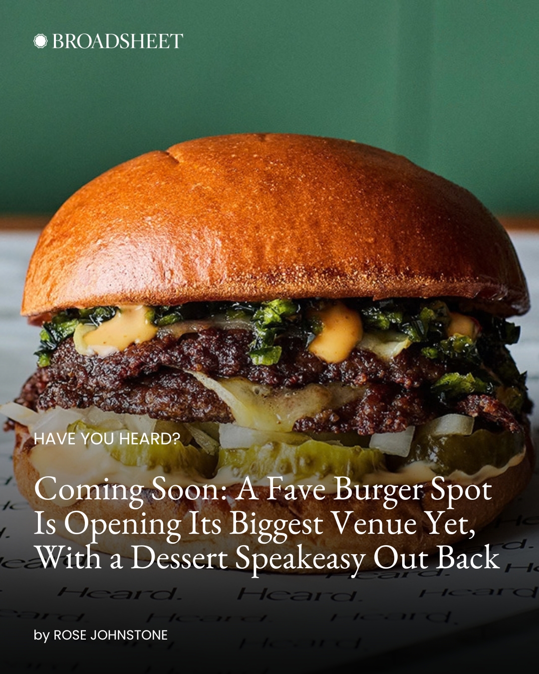 Heard Burger Covent Garden — heard.burger