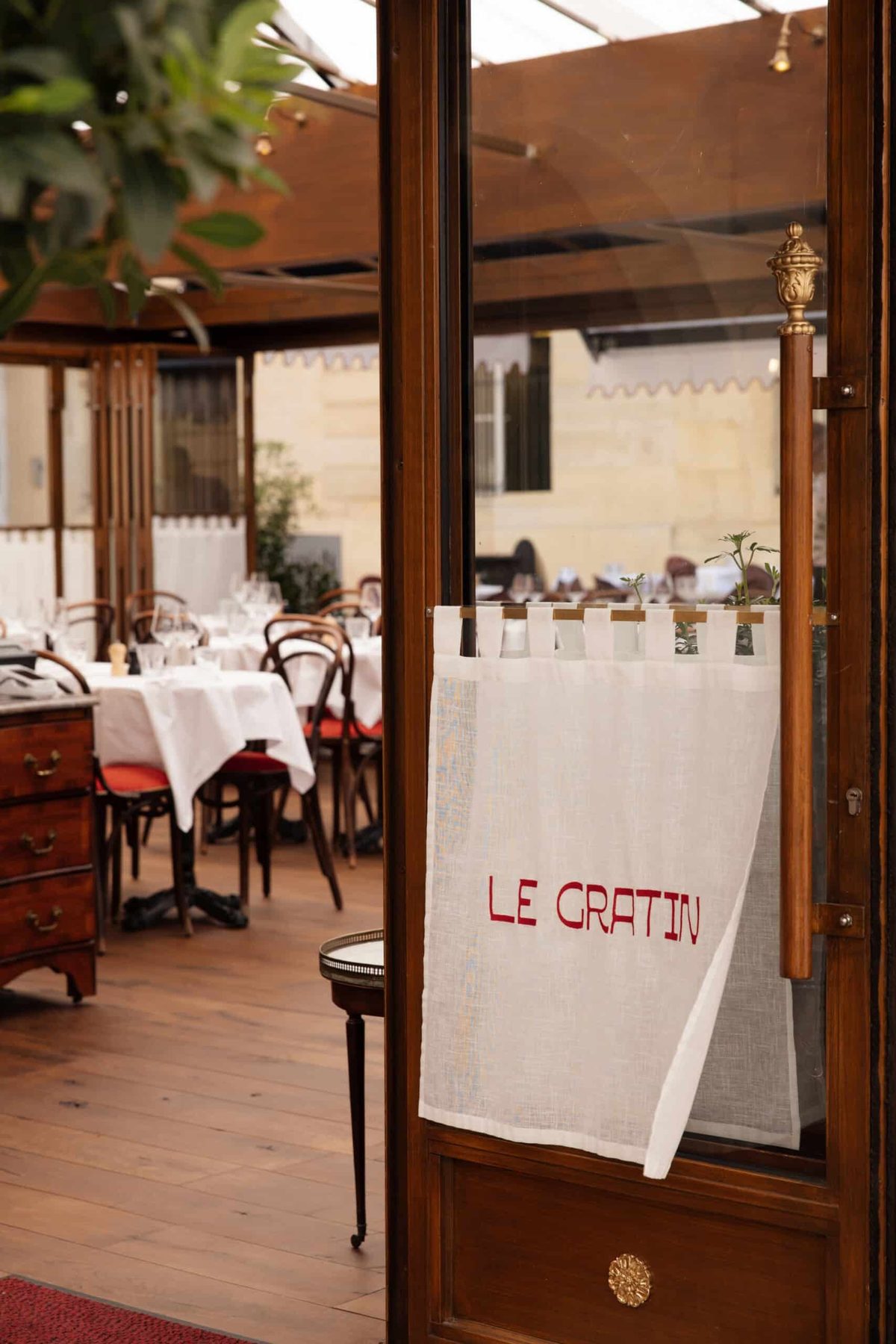 A plate at Le Gratin