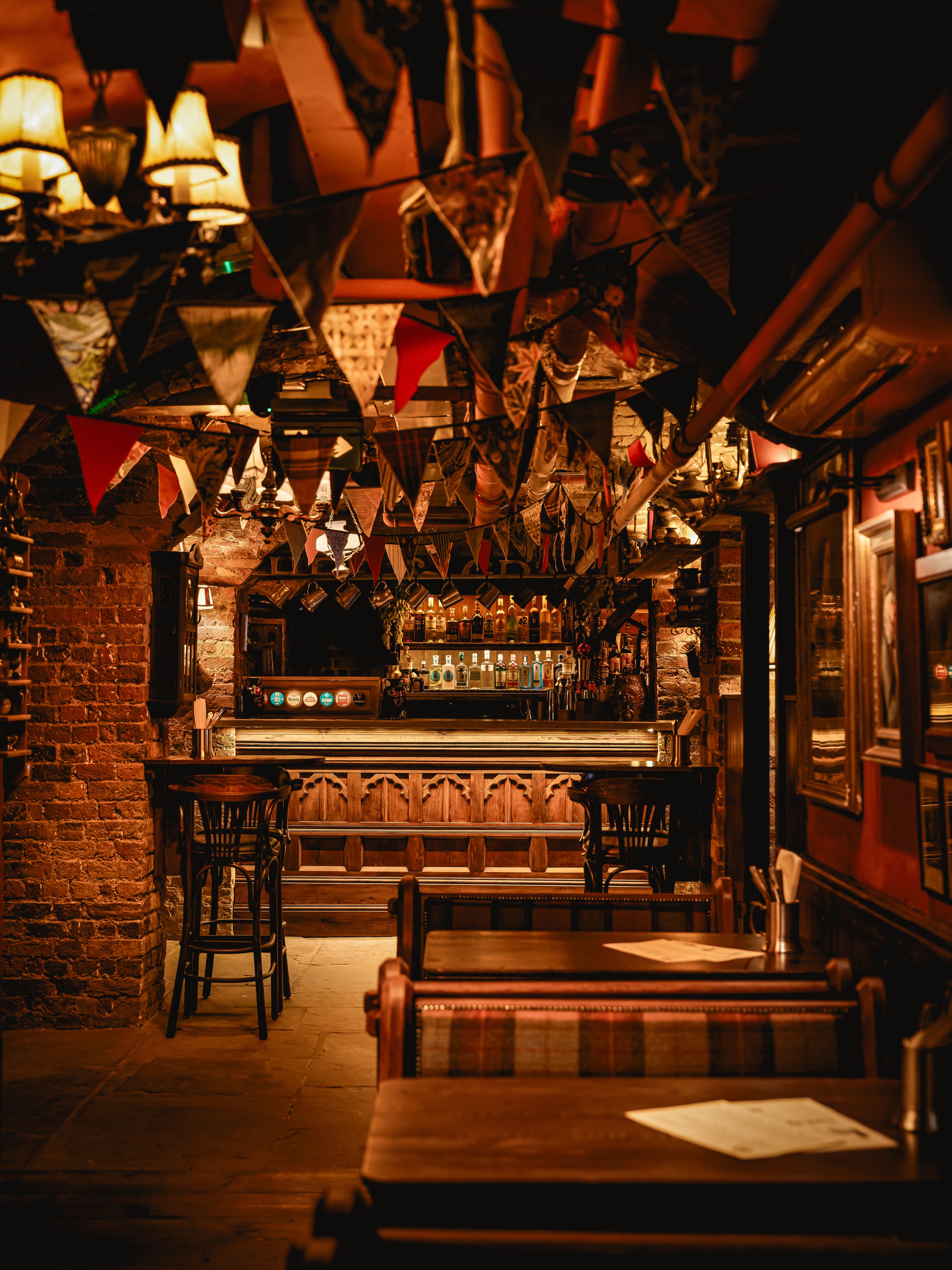 The dining room at Mr Fogg's Market Tavern