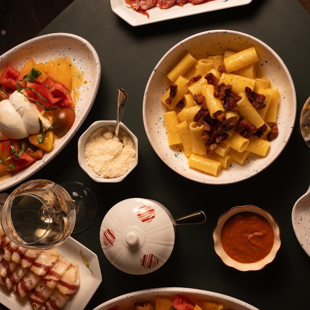 Italian plates at Nonno San on Rue Dauphine