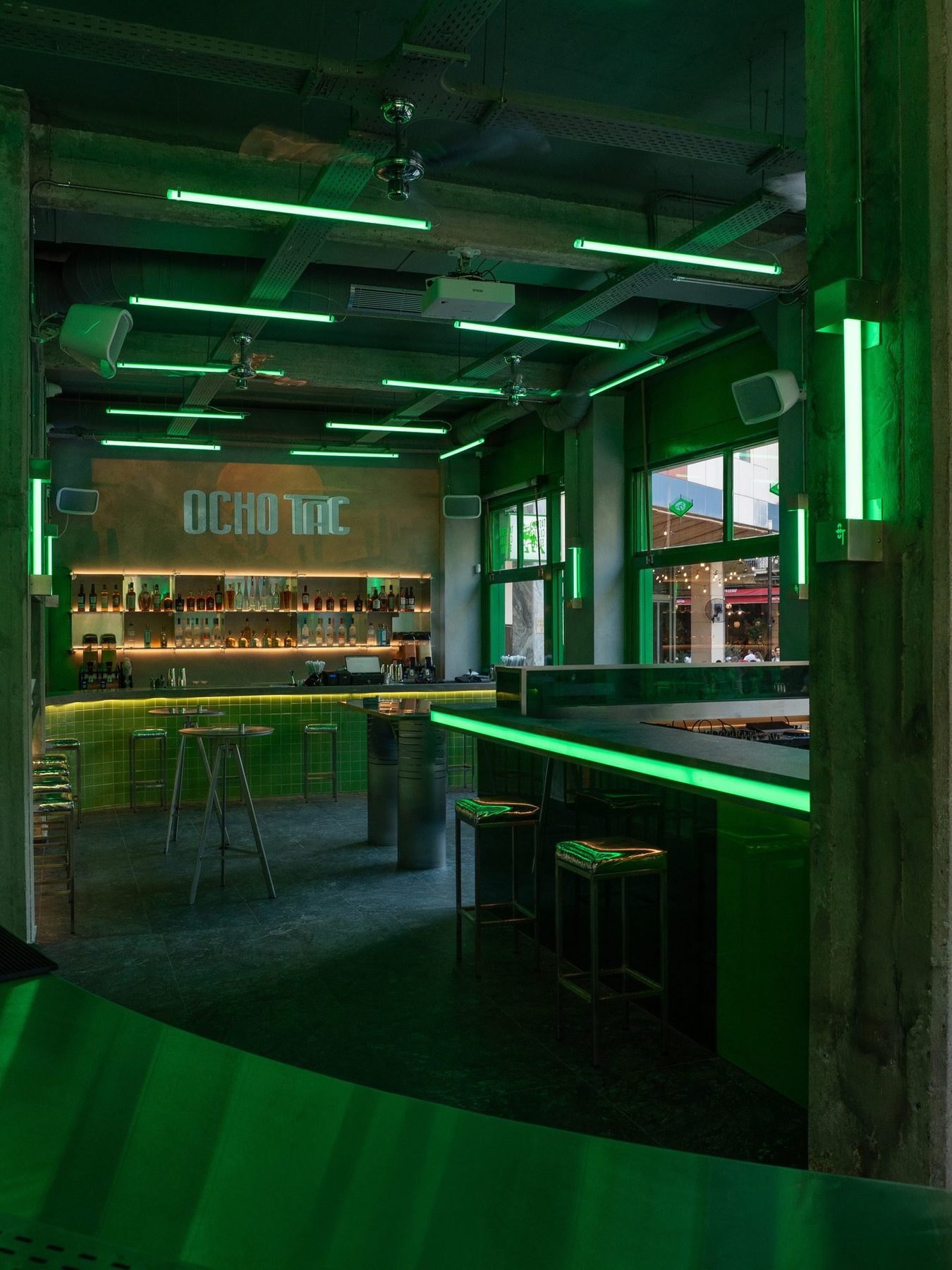 The dining room at Ocho Tac