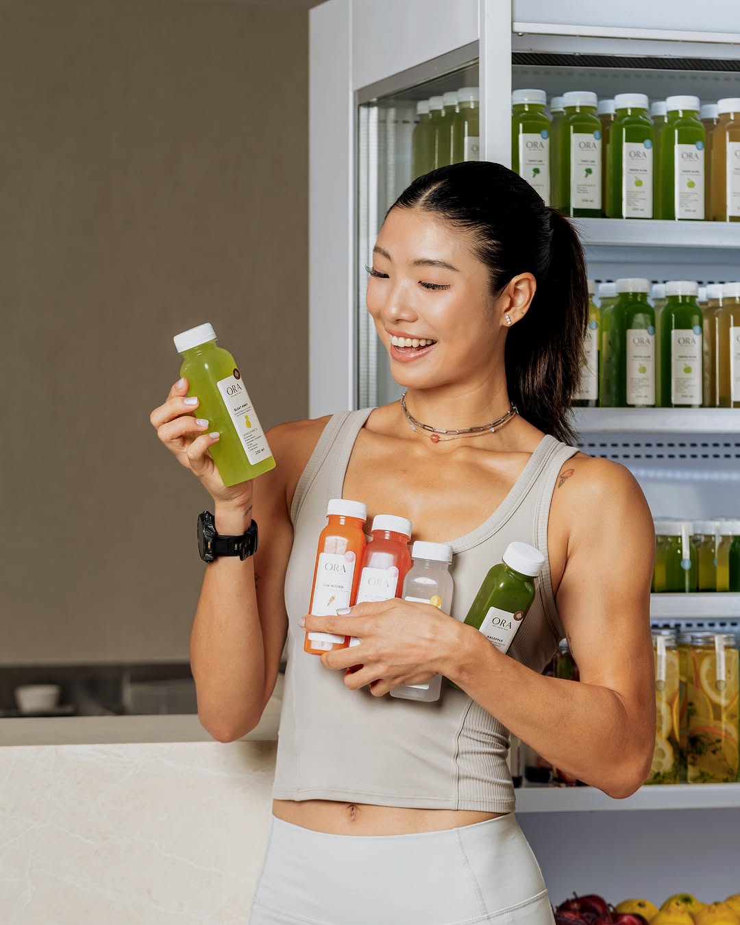 A smoothie at ORA Wellness Bar