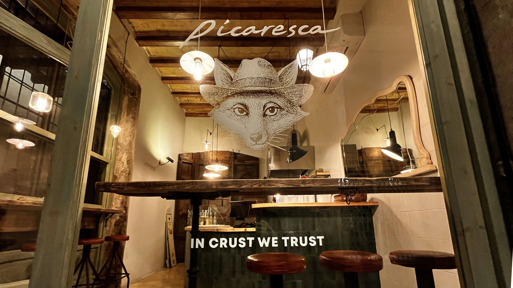 Cooking at Picaresca Pizza