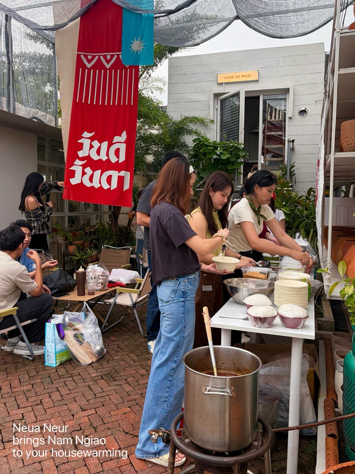 The dining room at SALAA