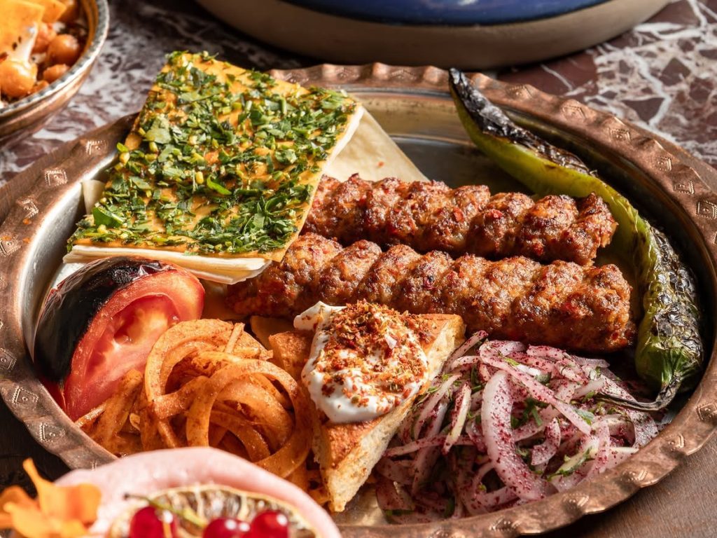 Meze and the mixed grill at Sıralı Kebap Ataşehir