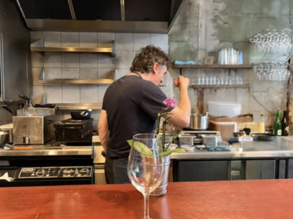 The open kitchen at Toy