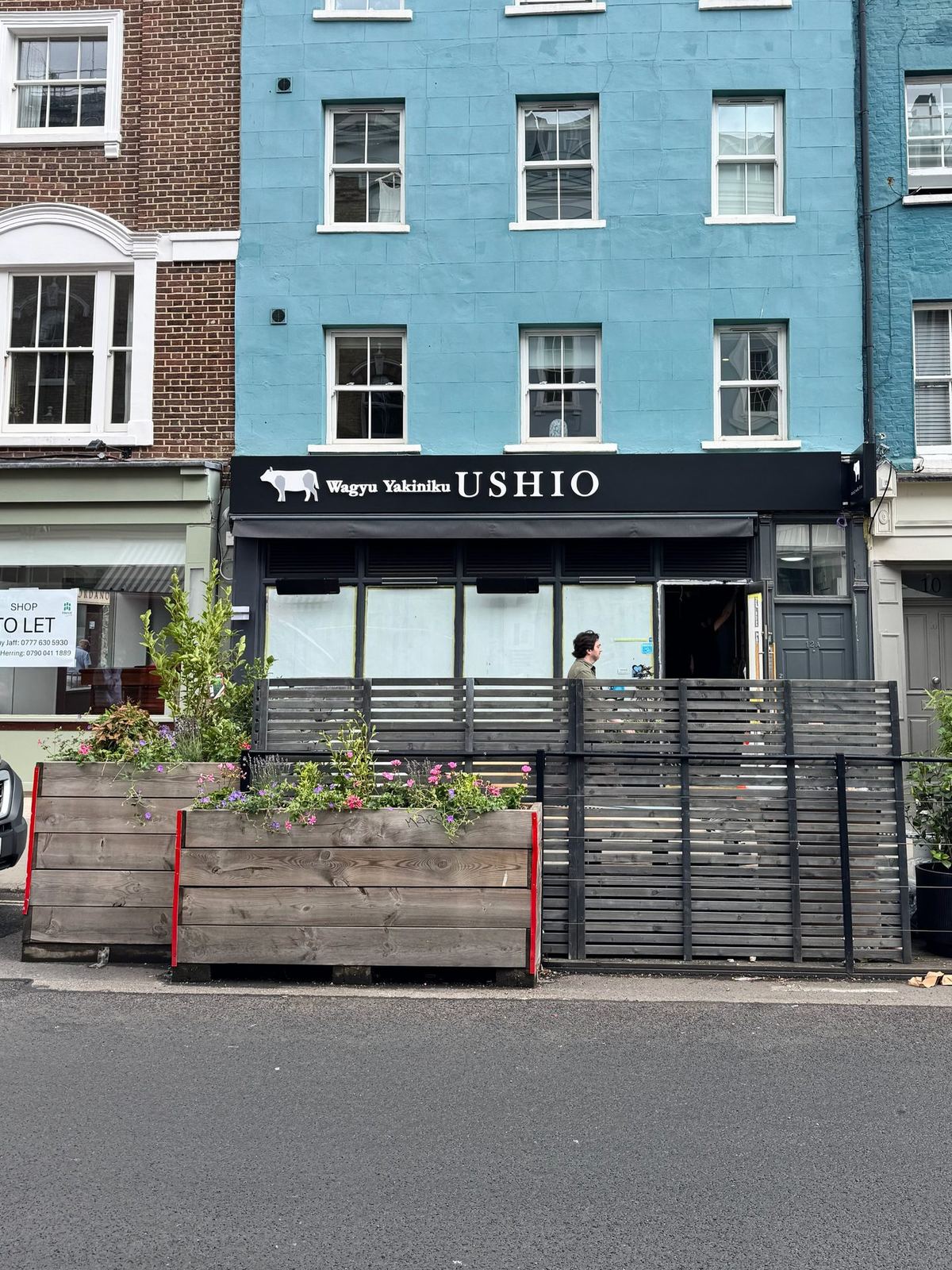 The front of Ushio on Charlotte Street